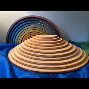 Grimm’s Natural Semicircle Building Set 11pcs